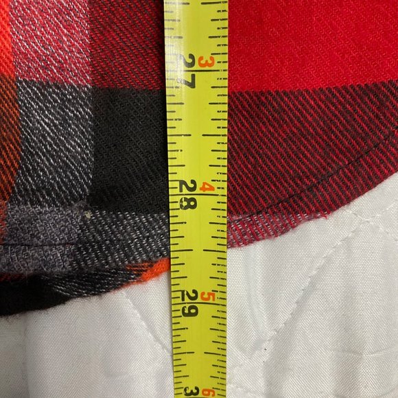 NWOT * Womans Red Plaid Flannel - Picture 10 of 12